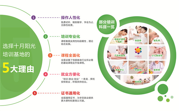 北京十月阳光月嫂公司品牌加盟需要什么条件？(图3)